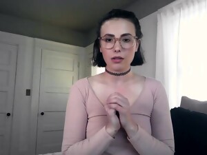 Nerd Chick In Glasses Casey Calvert Is Masturbating Twat With Sex Toys