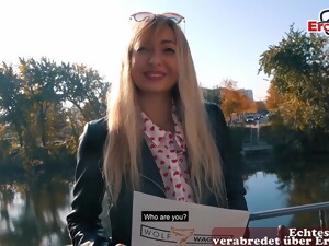 German Blonde Street Hooker Public Pickup Story