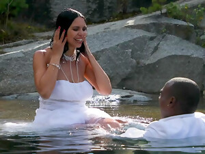 Bride Gets Busy With The BBC While In The Water