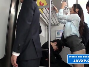 Asian Housewife Upskirt On The Public Bus
