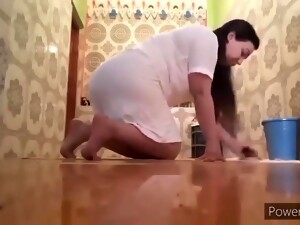 Moroccan Wife Cleans Houses