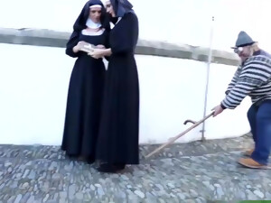 Gorgeous Cathlic Nuns Cant Get Enough Of Each Other