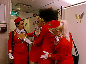 Stewardess, Toilet, Uniform