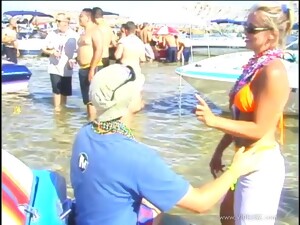 Praia, Biquíni, Ao ar livre, Amadoras