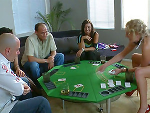 Boring Poker Game Quickly Turns Into The Wild Pussy Stuffing