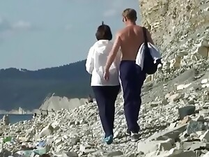 Russian Couples Sex At The Real Really Hot Beach