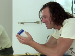 A Couple Gets Out The Lotion And Has A Slippery Good Time Fucking