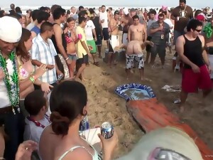 Plage, Bikini, Alcoolisé, En extérieur, Fête