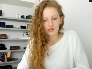 Sensual Solo Jerk Off With Sexy Redhead Teen