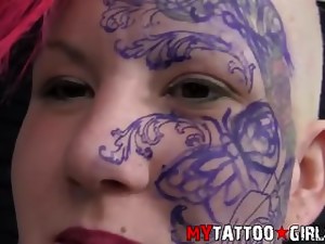 PEANUT FACE TATTOO