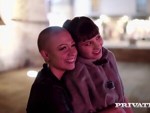Wild Lesbians Find It Awesome To Work On Bald Pussies Daily In Different Places