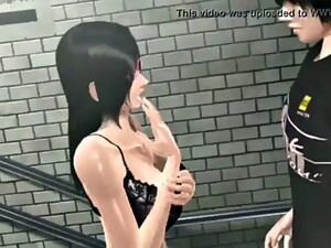 Masturbating In Public Hentai 3D