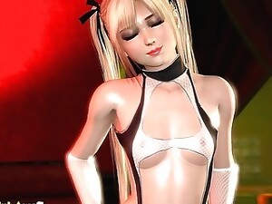 3D Teen Marie Rose Riding Massive Cock