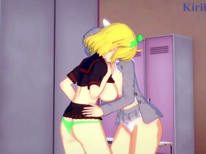 Anime, Gra, Lesbijskie, 3D