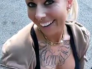 German Bimbos Suck Strangers Cock On The Street