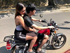 I TAKE MY LATINA STEPMOM TO COLOMBIA ON THE BIKE TO HAVE SEX AND SHE CHEATS ON MY STEPDAD HORNY FAMILY PORN IN SPAIN