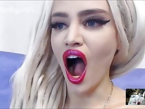 Jizzy cream Natasha freaks on my CUm Cock