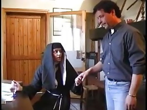 Italian Nun In Amateur Gangbang