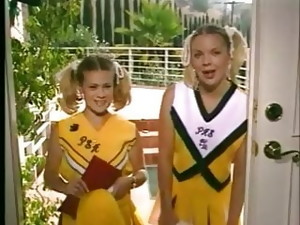 Cheerleaders Kristi And Teri Starr Threesome