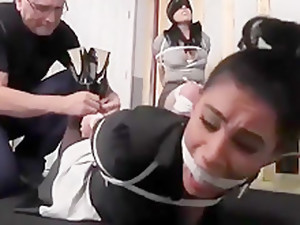 SUPER, SEXY MAIDS (DIXIE COMET & ENCHANTRESS SAHRYE) TIED UP TIGHT & GAGGED