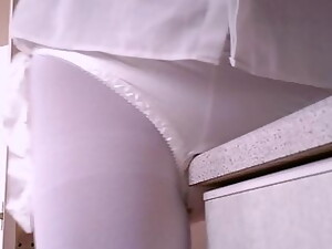 Britanniques, Lingerie, Masturbation, Nylon, Orgasme, Culottes, Collants