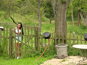 Hot Ass Lesbians Having Some Nasty Outdoor Fun On A Farm